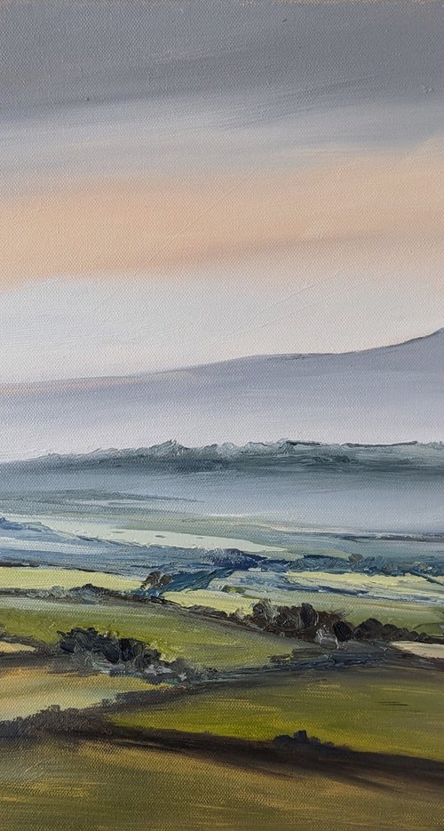 Misty Glastonbury Tor by Steve Keenan