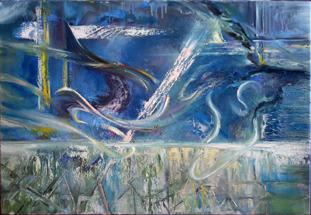 Expressive Oil Painting , Spectrum By Salana Art / Svetlana Samovarova, 28 X 20, Artwork For Sale On Artfinder
