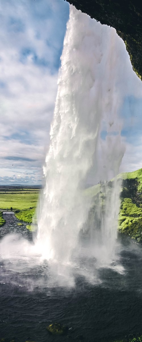 BEHIND THE WATERFALL by Fabio Accorrà