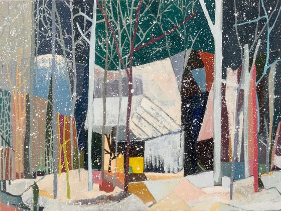 The Coziest Cabin In The Heaviest Snow