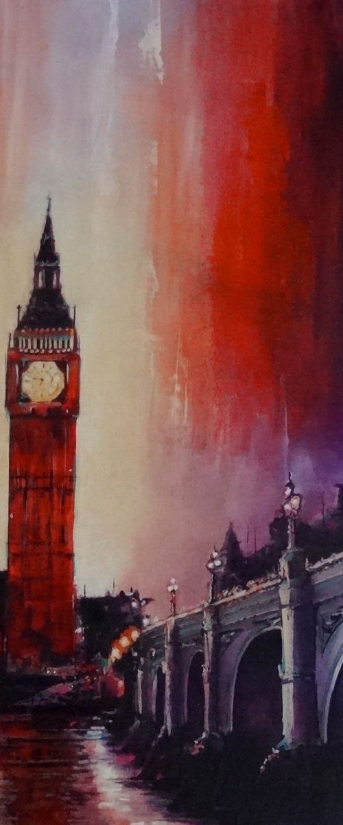 London Nights by Mel Davies Original Art