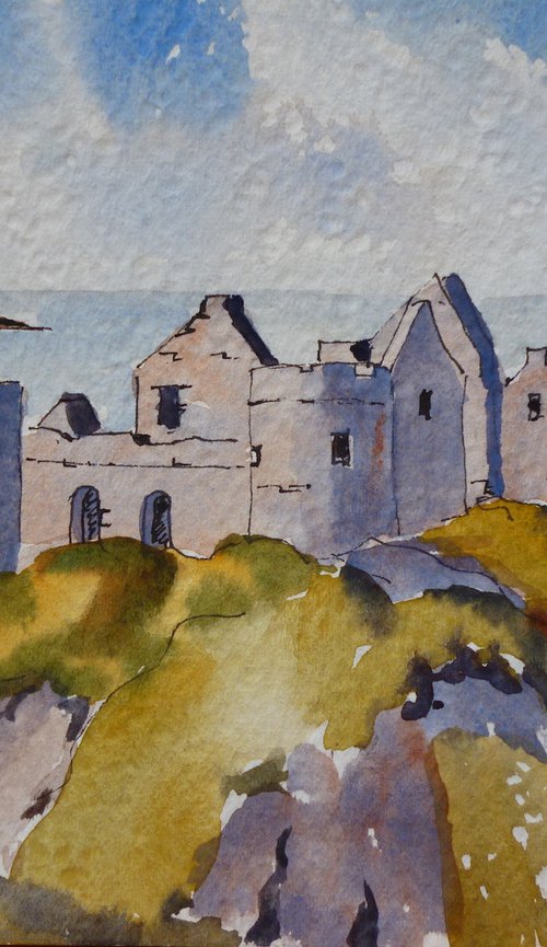 Dunluce Castle by Maire Flanagan