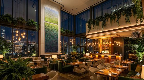 In search of silence- 2 (green)