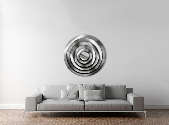 Wall sculpture Layered Optica 3