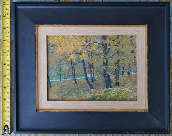 Tsaritsyno. Autumn leaves