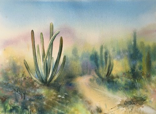 "Organ Pipe Cactus" by OXYPOINT