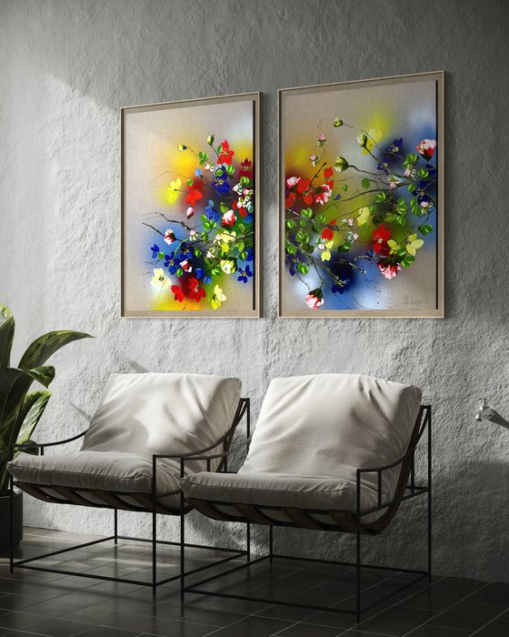 Light Field - Diptych