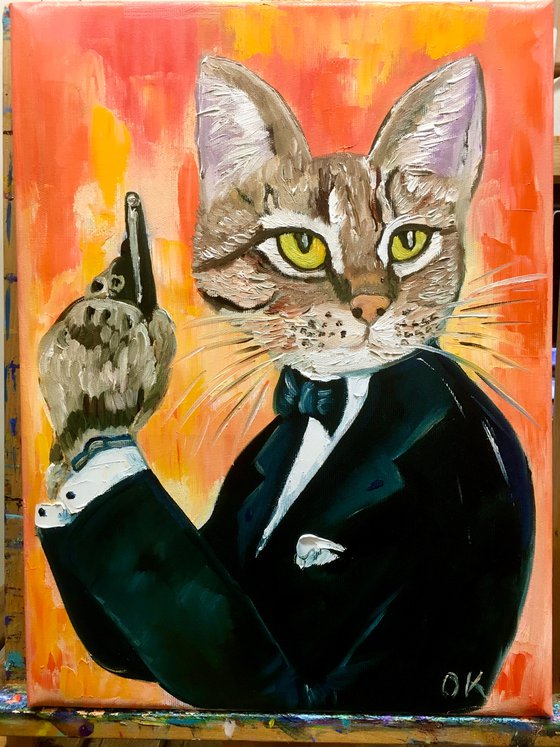 Troy The Cat  James Bond 007