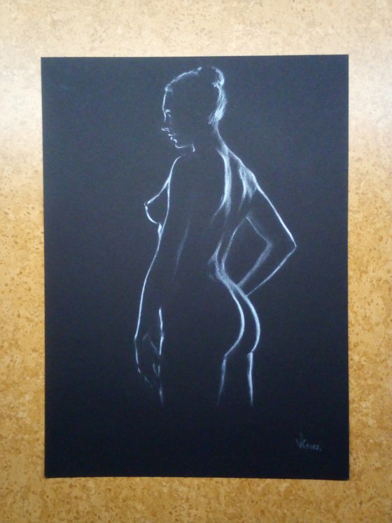 Nude noir #250 (21X29)cm