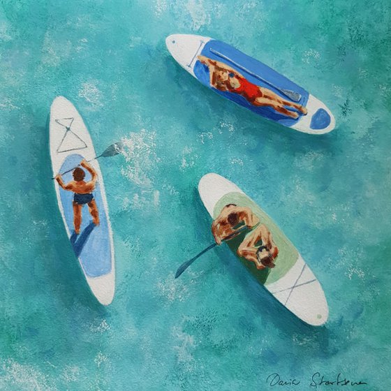 Paddleboarders