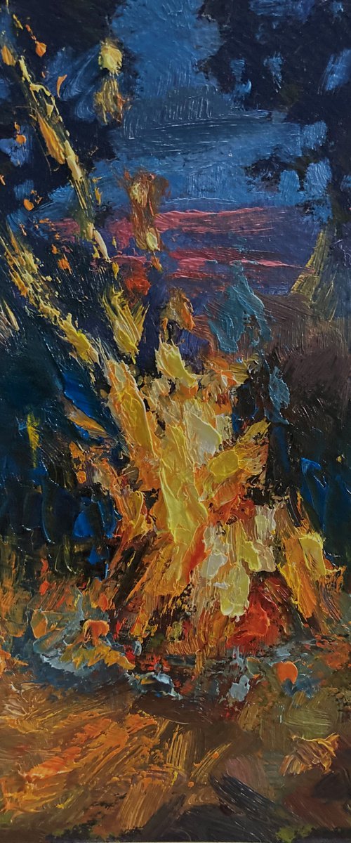 Adirondack Campfire Part II by Jimmy Leslie
