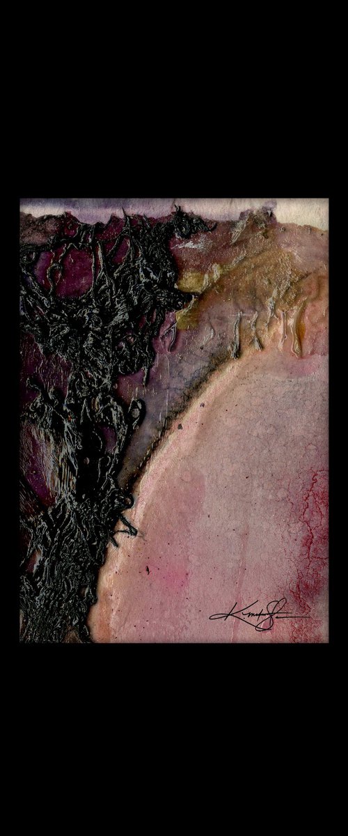 Nature's Mysteries 4 -  Mixed Media Abstract Painting by Kathy Morton Stanion by Kathy Morton Stanion