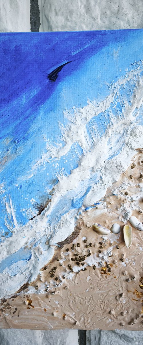 Seascape with with shells by Annet Loginova