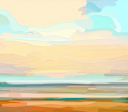 Collage Whispers of Dawn #7 by V+V Kniazievi