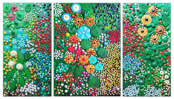 Colorful summer garden
