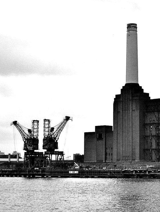 BATTERSEA POWER STATION B&W: London(Limited edition  6/50)  16"X12"