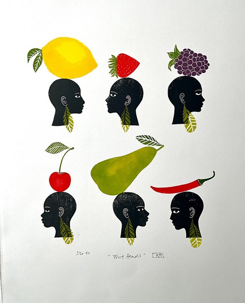 “Fruit Heads” by Alison  Headley