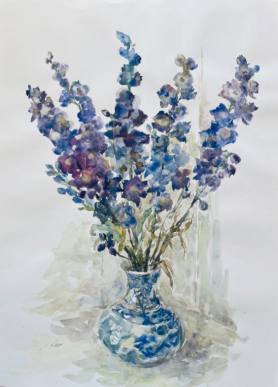 Delphinium 55x75 cm 2025