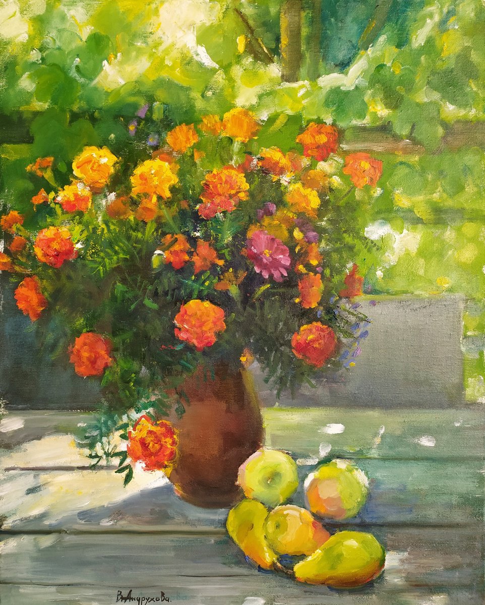 Marigolds by Valentina Andrukhova