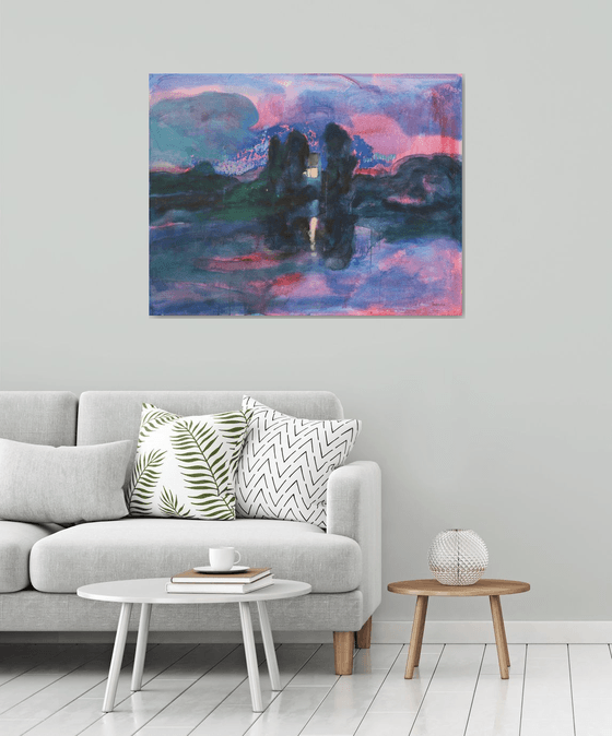Landscape. Twilight Time.