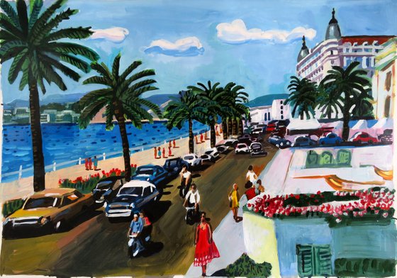 Cannes 1950s - Baie des Anges 2