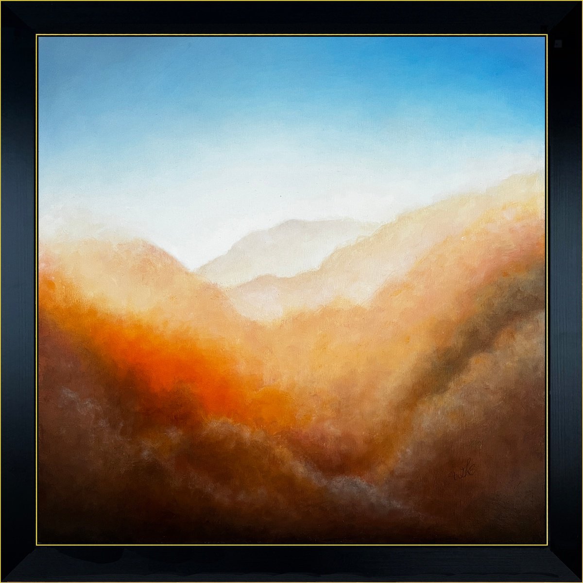 Expressive Oil Painting , Afterimage #3 By Waldemar Kaliczak, 27 X 27, Artwork For Sale On Artfinder