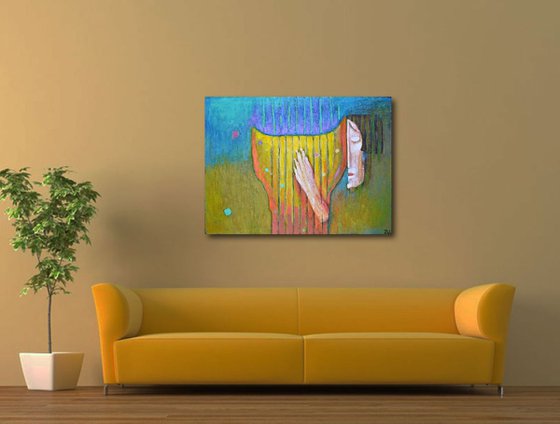 Harp Musiek (90cmx64cm)