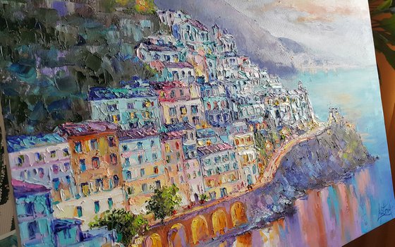 Summer evening on the Amalfi coast