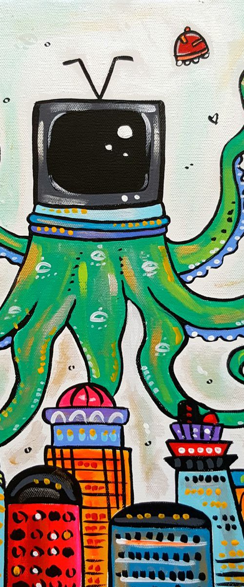 Octopus TV City by Maria Luisa  Azzini