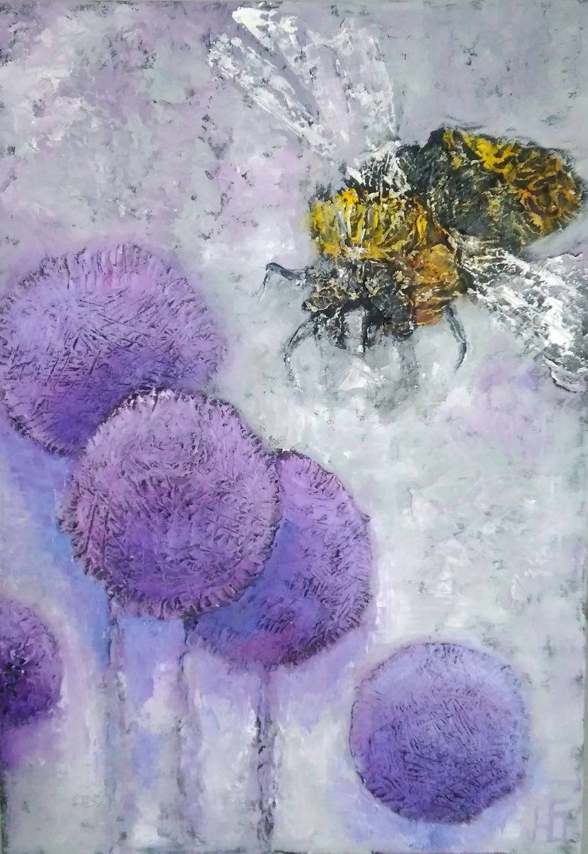 Bumblebee, 35x50 cm. by Yulia Berseneva