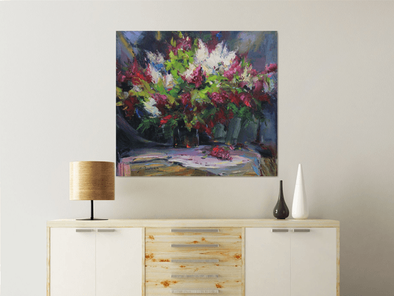 Still life with Lilac in vase