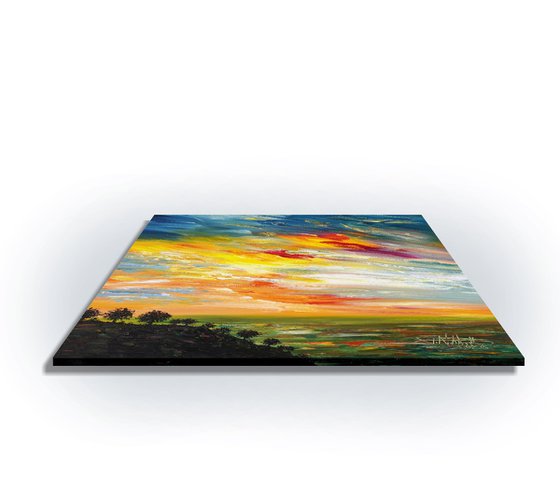 Romantic Evening Landscape A 2