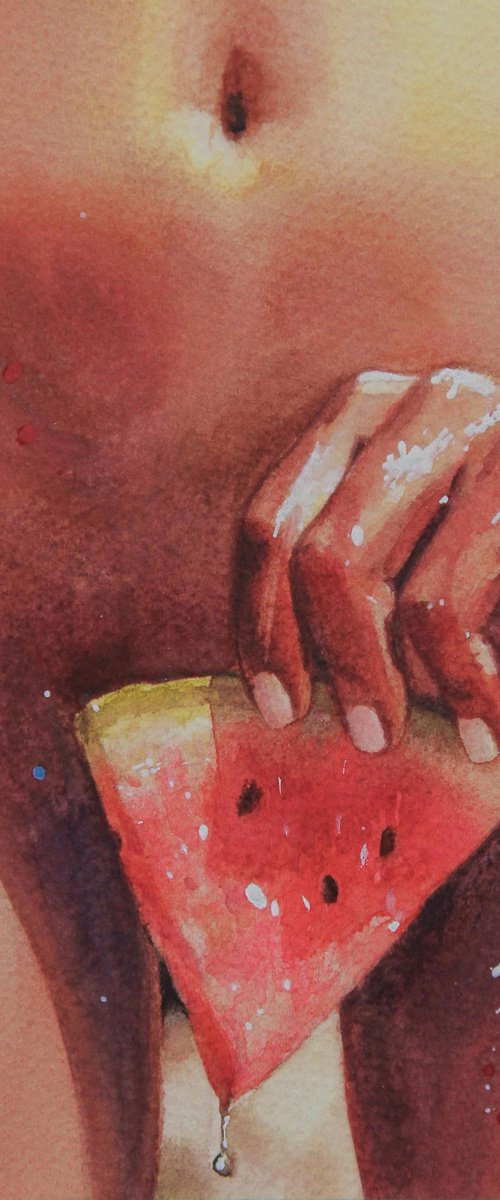 Watermelon and Body - Christmas present 😊 by Alina Shangina ❤️