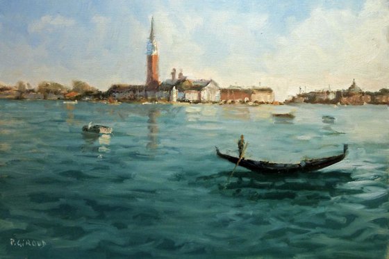 Gondola on the Venetian Lagoon