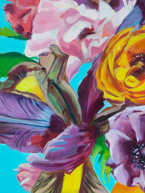 Blooming Against the Blue