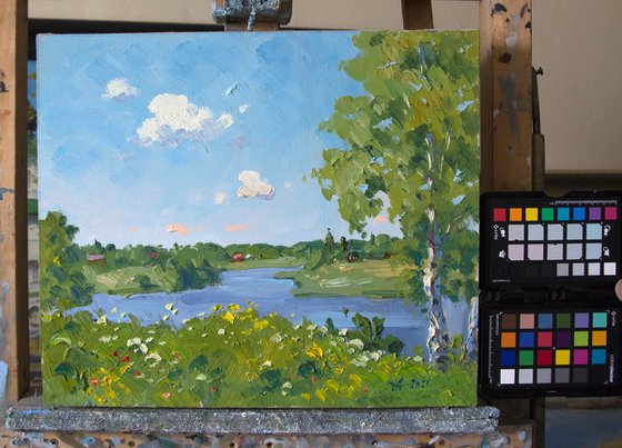 Korozhechna River in Summer