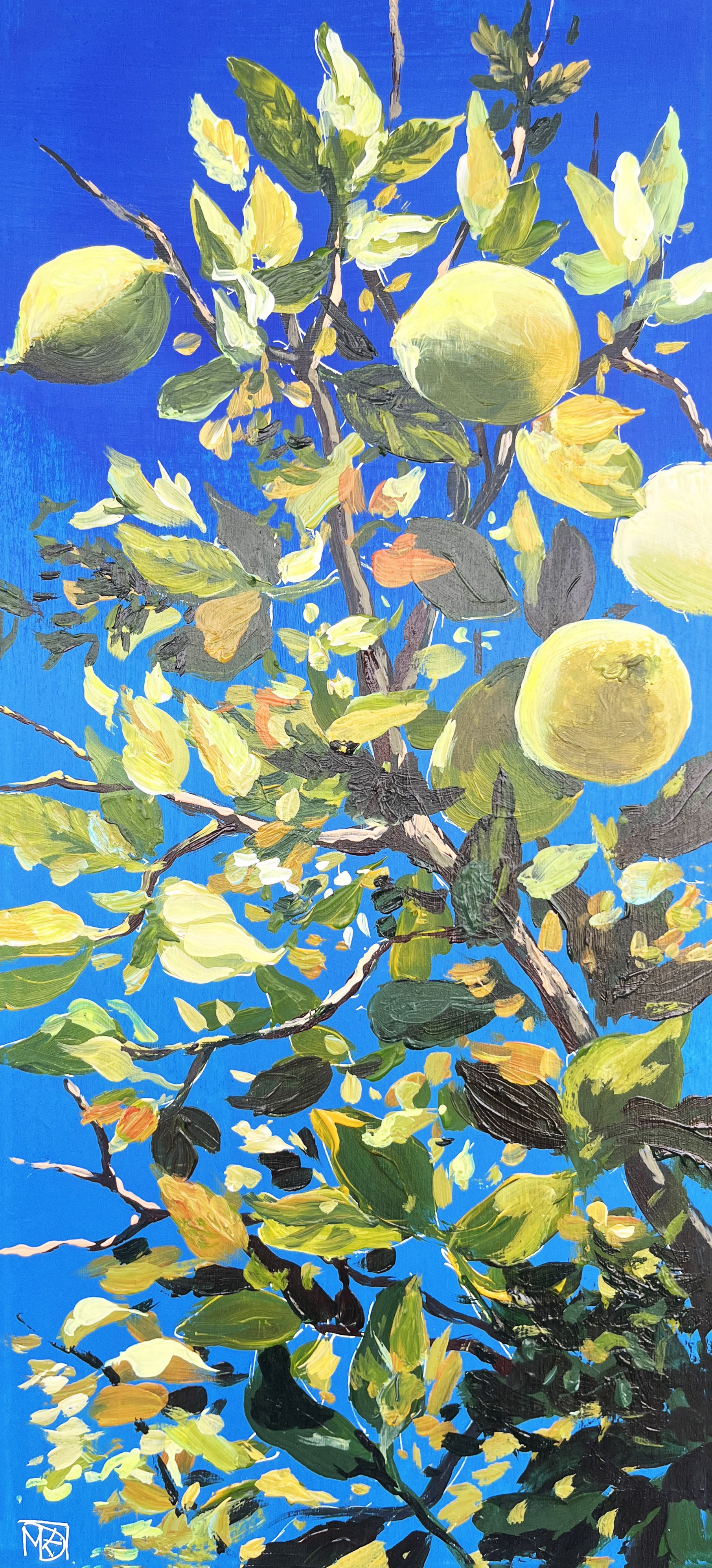 Paradise Lemons By Maria Kireev, 8 X 17, Artwork For Sale On Artfinder