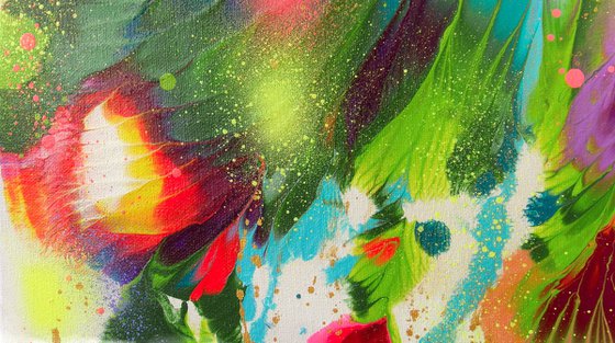 Flowers and Hummingbirds