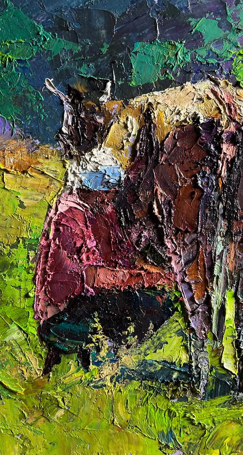 Lunch Milking by Boris Serdyuk