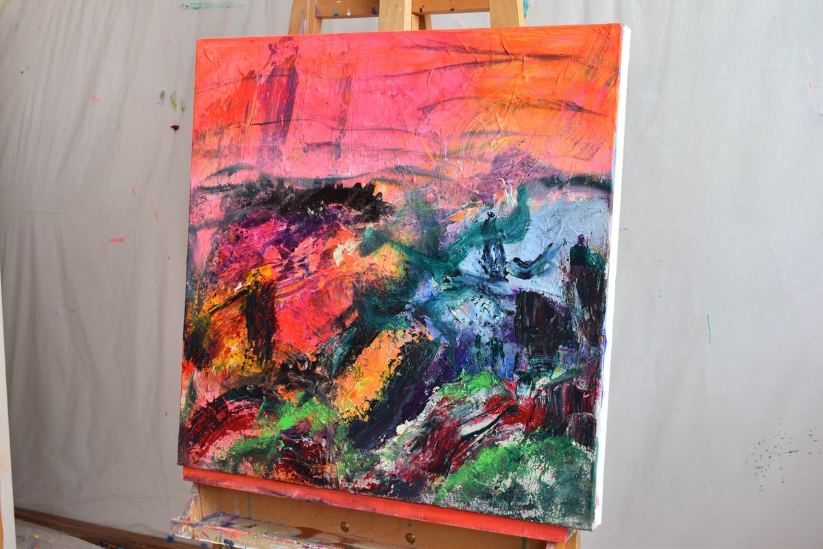 Sun Dance By Sebastian Merk, 24 X 24, Artwork For Sale On Artfinder