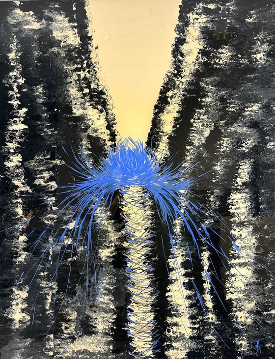 VERTIGO - Black Shampagne Cobalt Art