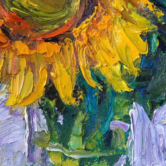 Sunflowers bouquet