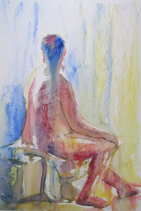 seated nude