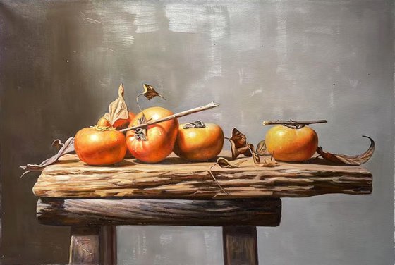 Persimmons on the table c231