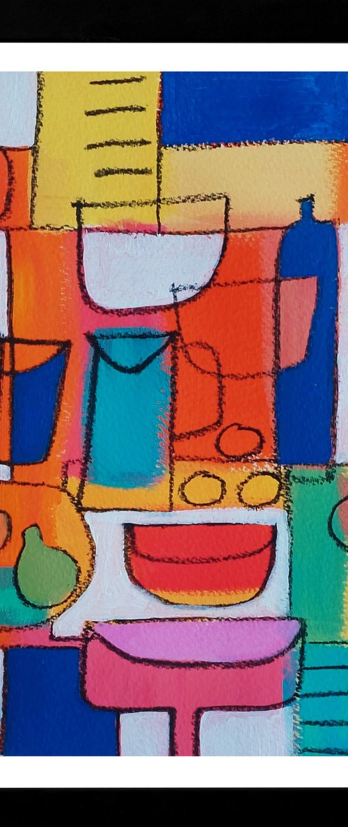 Still Life with Blue Jug III by Jan Rippingham