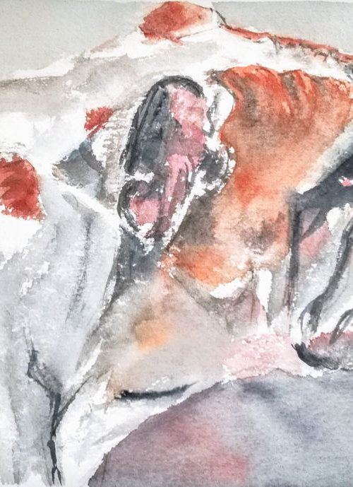 Betty the bulldog 3 by Leonid Kirnus