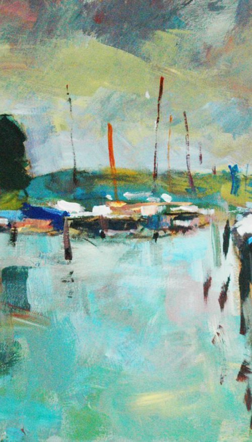 Boats at Birdham by Andre Pallat