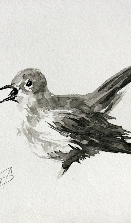 Bird II. Ink by Salana Art / Svetlana Samovarova