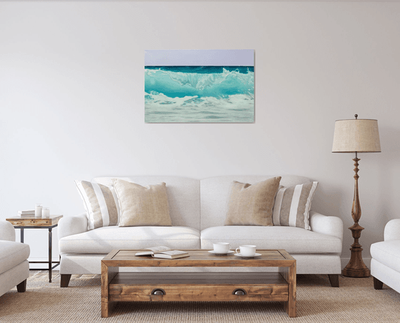 Teal Harmony. Seascape