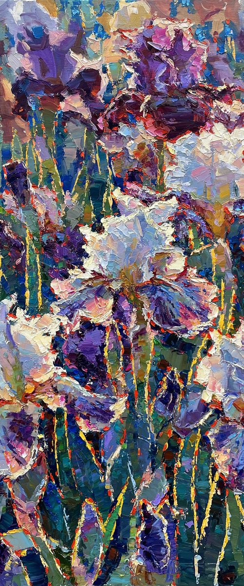 "Irises" by Evgeny Chernyakovsky